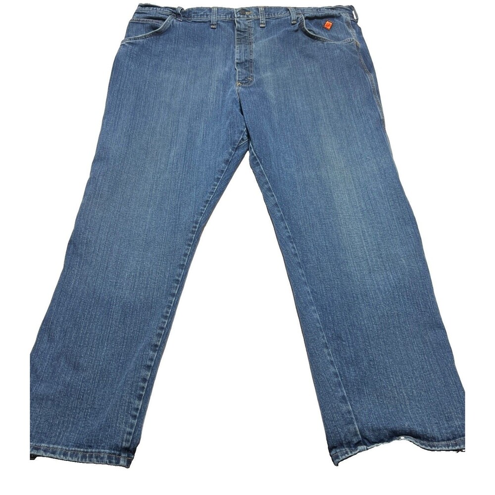 Wrangler FR Advanced Comfort Blue Work Jeans Mens 46x32 Cat/2
